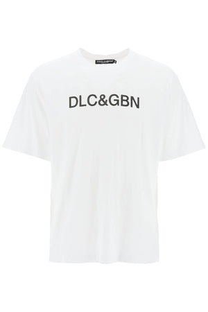 DOLCE & GABBANA Classic White Cotton Crew-Neck T-Shirt for Men - Perfect for SS24