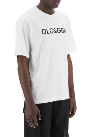 DOLCE & GABBANA Classic White Cotton Crew-Neck T-Shirt for Men - Perfect for SS24