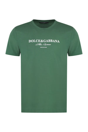 DOLCE & GABBANA Luxury Velvet Touch Cotton T-Shirt