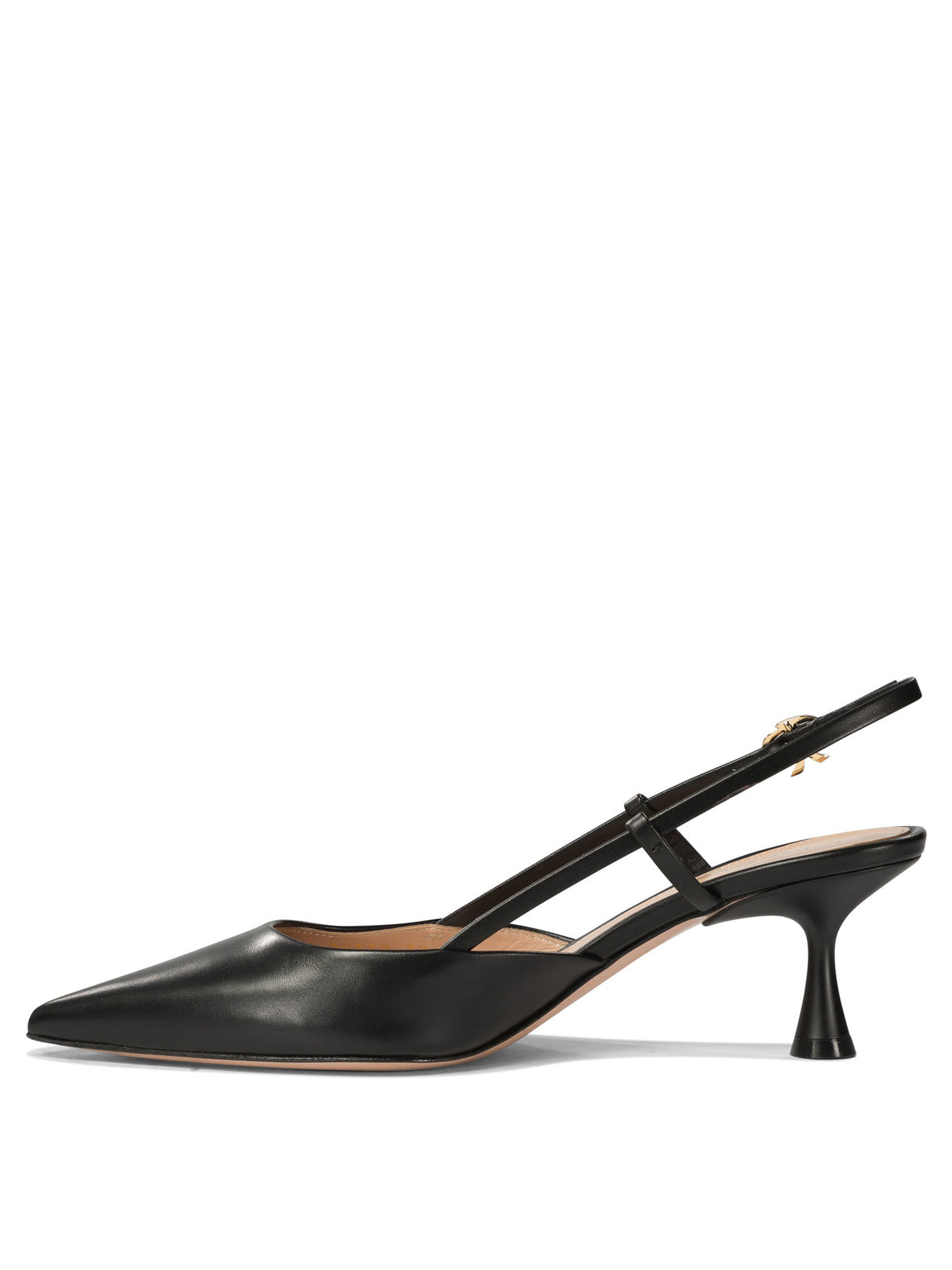 GIANVITO ROSSI Elegant Slingback with 55mm Hourglass Heel