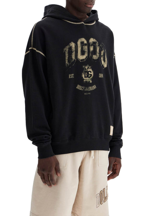 DOLCE & GABBANA Oversized Cotton Hoodie for Men