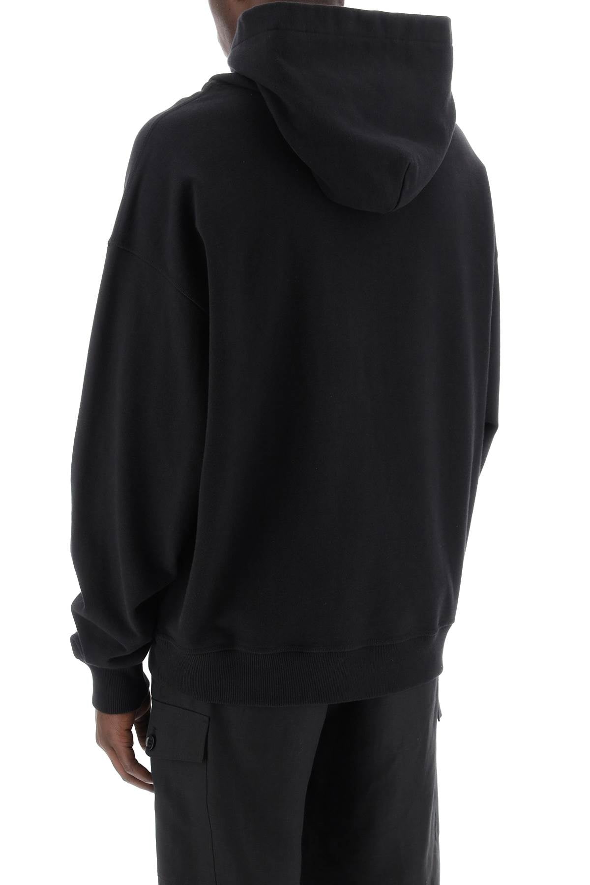 DOLCE & GABBANA Classic Cotton Hoodie for Men in Black