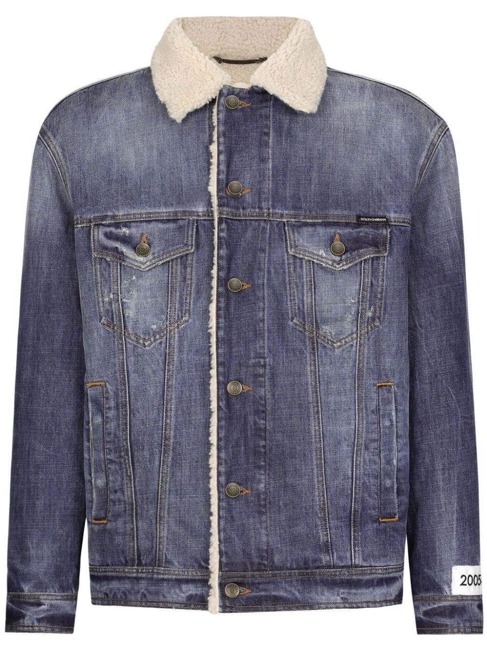 DOLCE & GABBANA Classic Denim Jacket - Size 50 IT