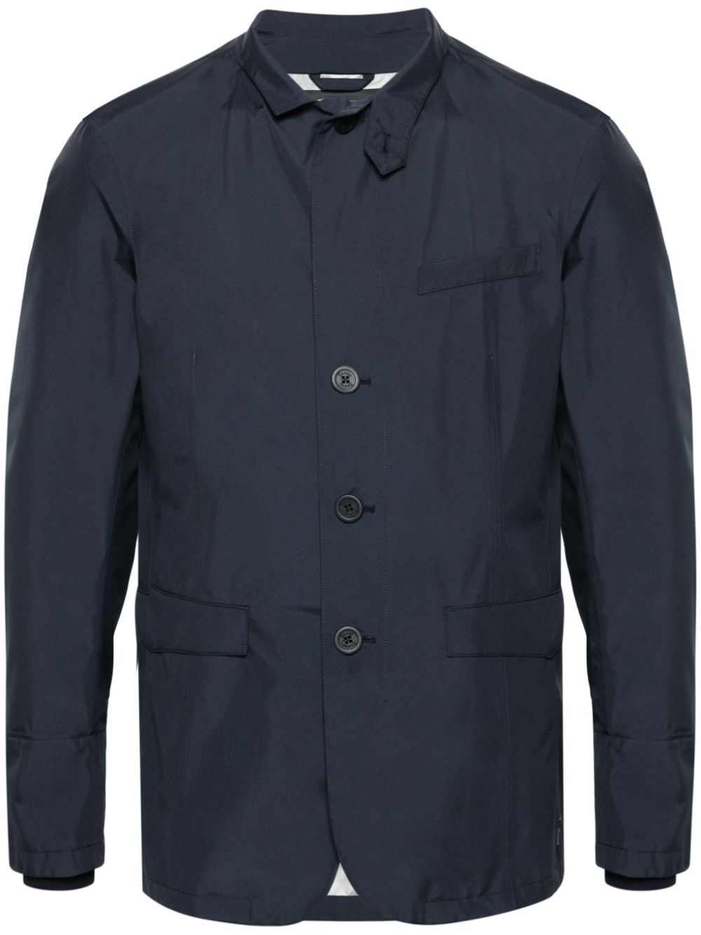 HERNO Navy Blue Lightweight Men's Jacket for Spring/Summer 2024