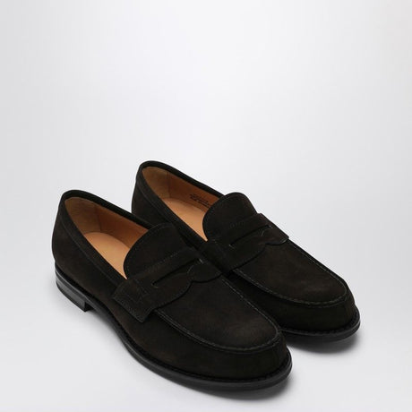 CHURCH'S Luxury Brown Suede Loafer