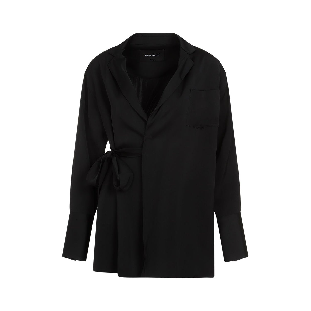 FABIANA FILIPPI Black Viscose Blazer for Women