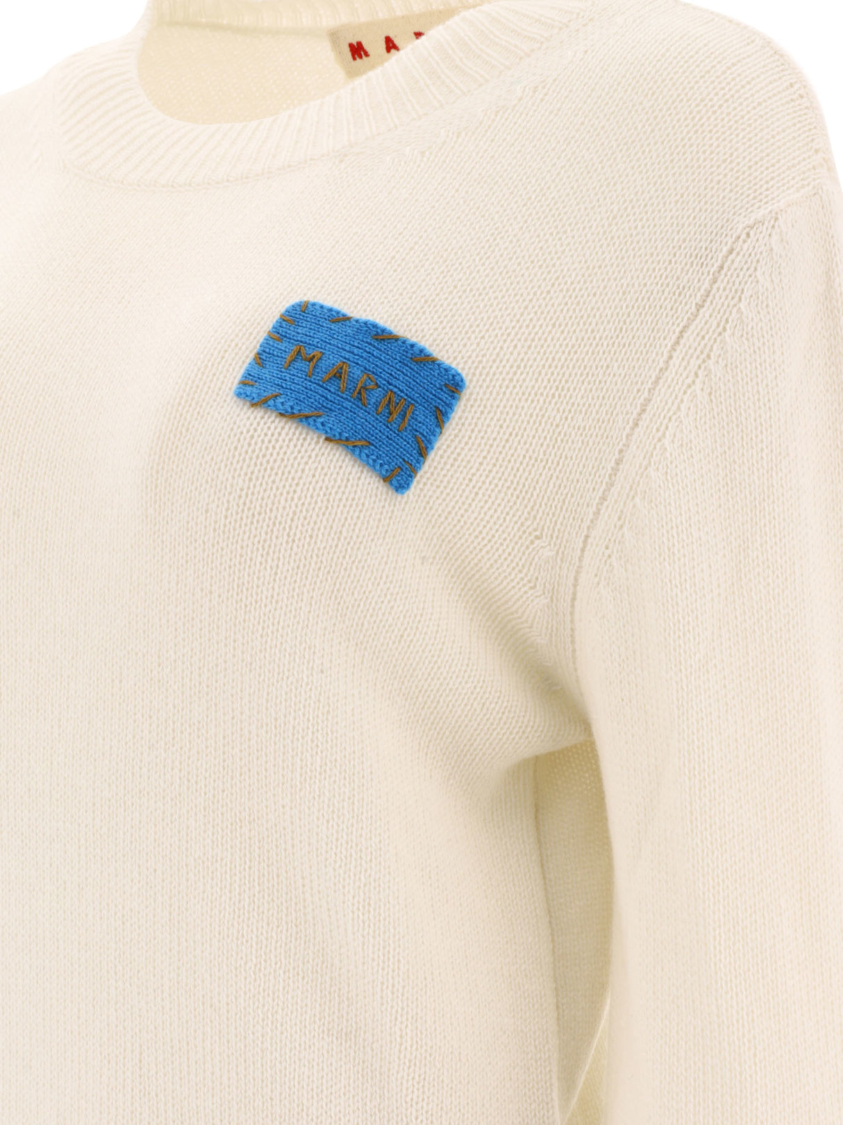 MARNI Luxurious Cashmere Sweater for Women - White, FW24