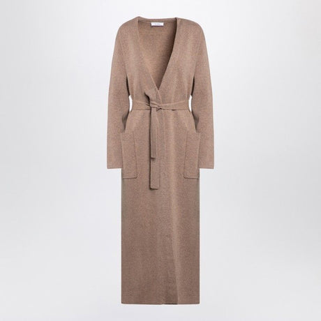 MAX MARA Elegant Wool and Cashmere Long Cardigan