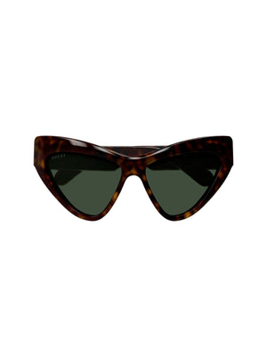 GUCCI Chic Cat-Eye Sunglasses with Logo Arm (5.7 cm Lenses)