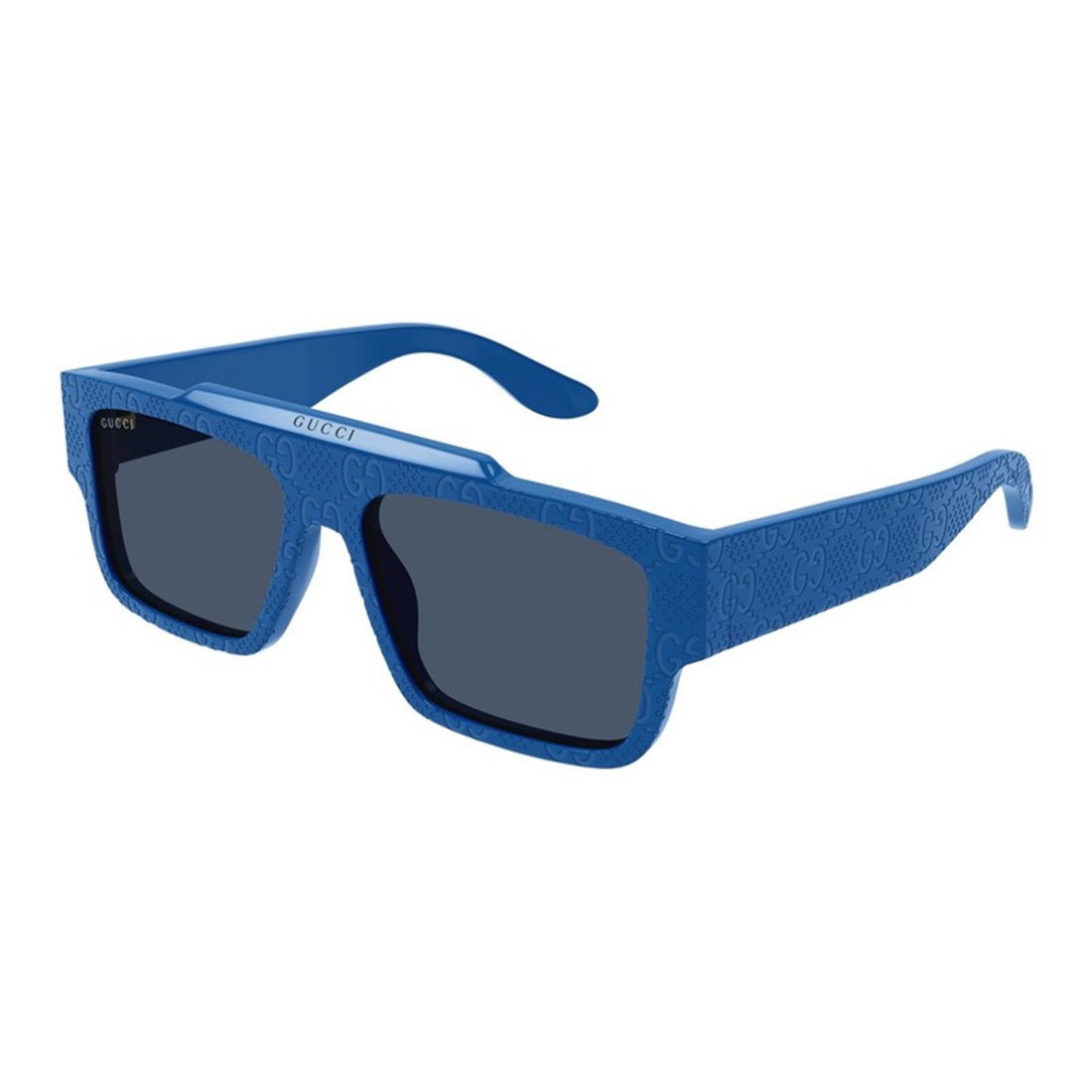 GUCCI Sleek Blue Aviator Sunglasses