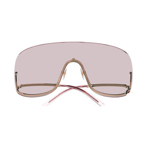 GUCCI Luxury Gold Sunglasses with Pink Lenses for All