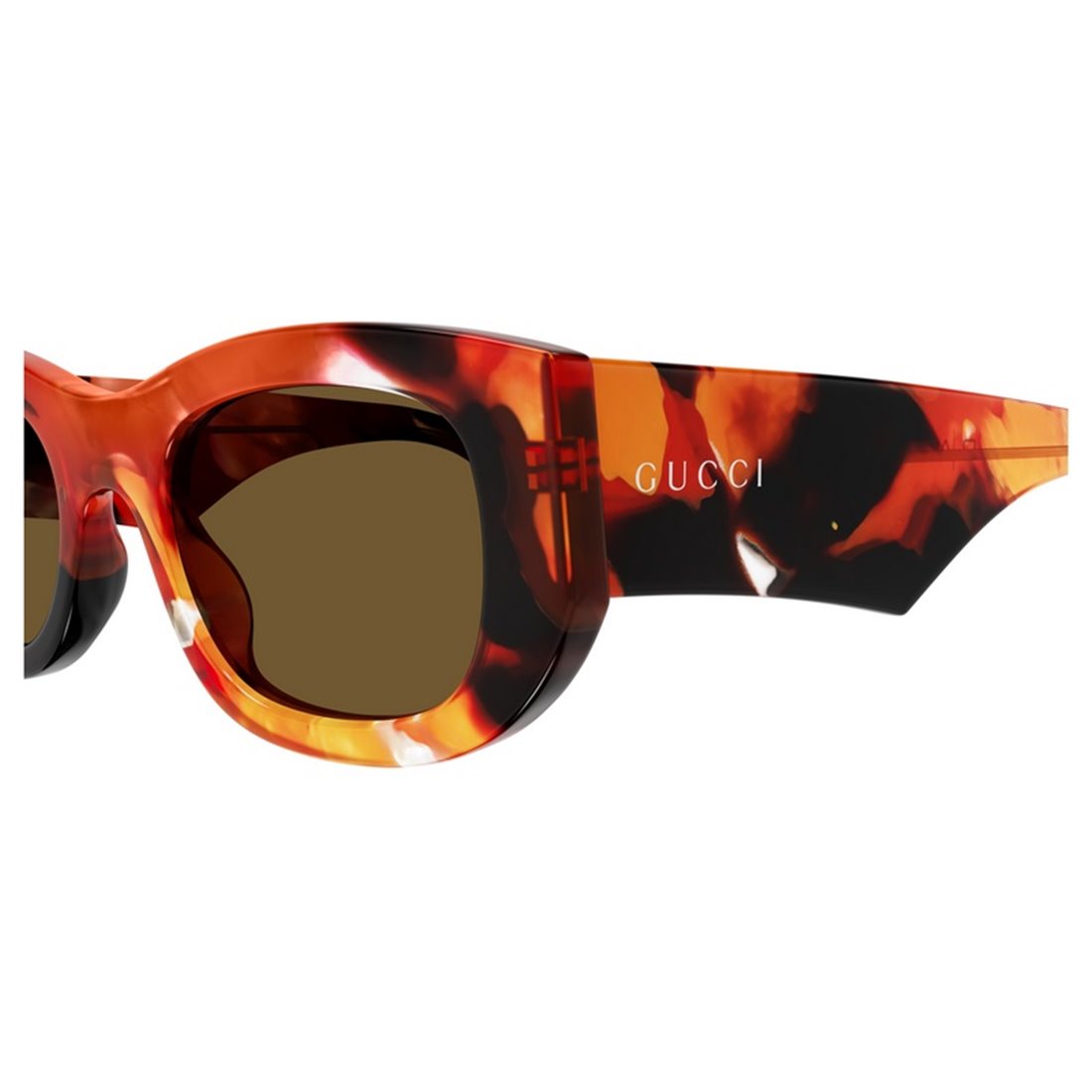 GUCCI Chic Orange Brown Lens Sunglasses