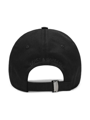 DOLCE & GABBANA Classic Black Baseball Cap for Men