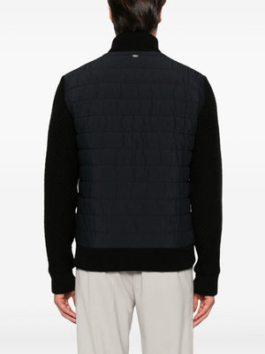 HERNO Men's Quilted Wool Bomber Jacket