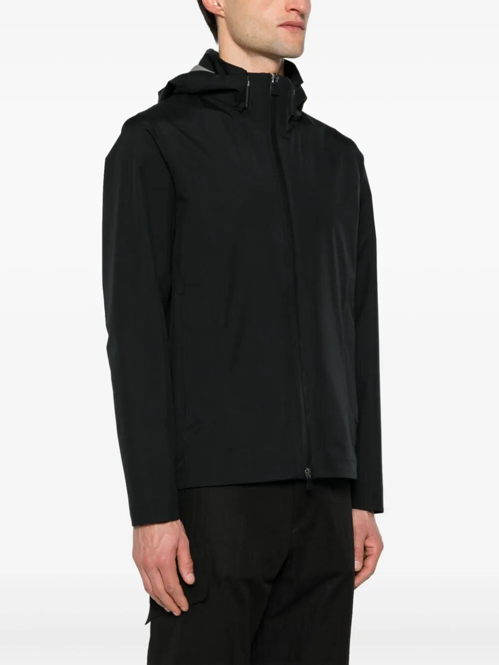 HERNO Lightweight Modern Paclite Jacket with Hood for Men