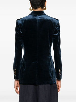 TOM FORD Velvet Luxe Blue Jacket