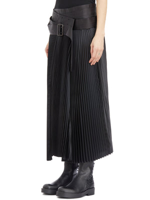 JUNYA WATANABE Plisse Skirt with Belt for Women - SS24 Collection