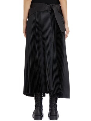 JUNYA WATANABE Plisse Skirt with Belt for Women - SS24 Collection