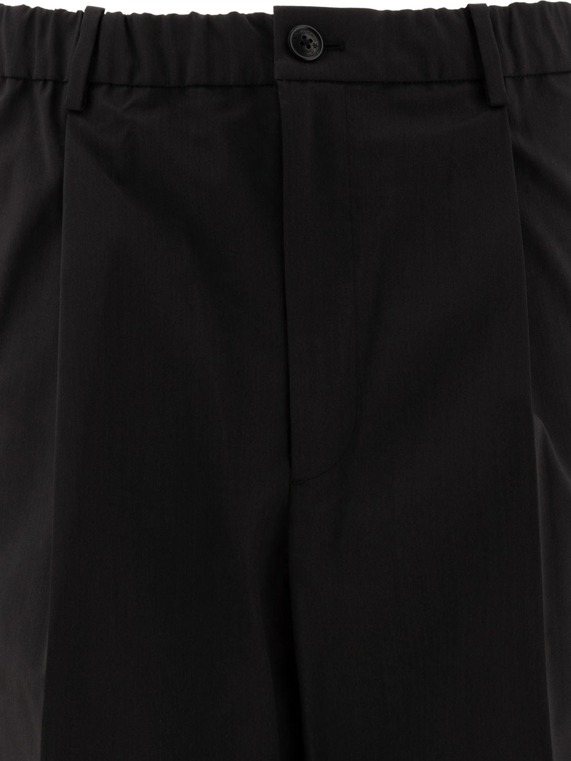 GOLDWIN Wool Blend Twill One Tuck Trousers - Regular Fit