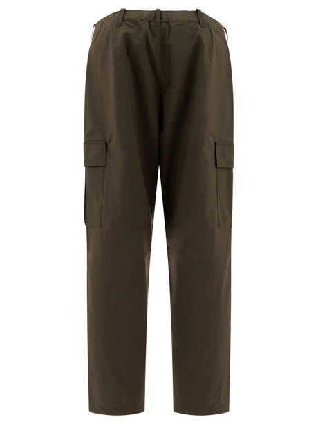 GOLDWIN Wool Blend Twill Trousers - Regular Fit, Mid Rise