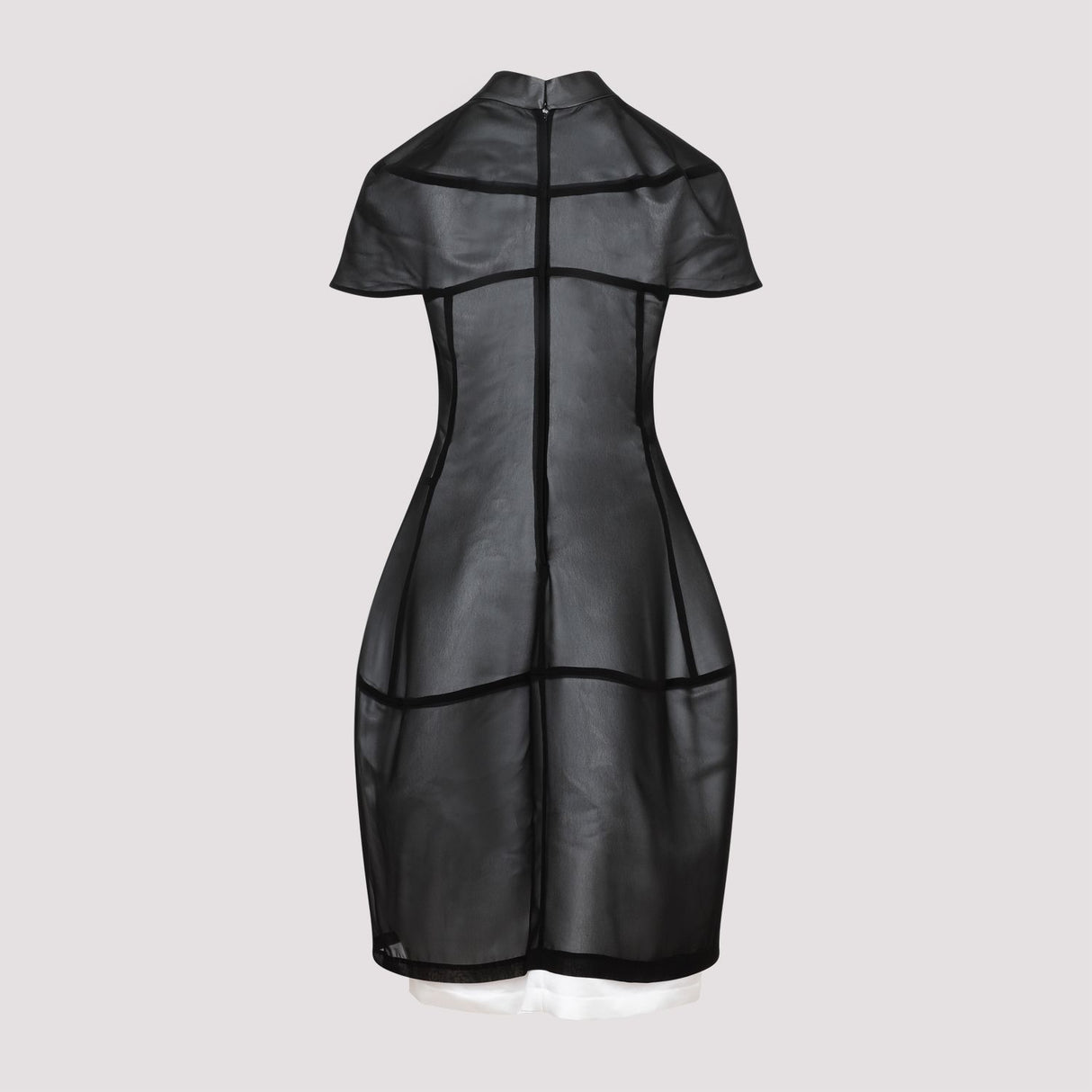 COMME DES GARÇONS Black Polyester Mini Dress for Women FW23