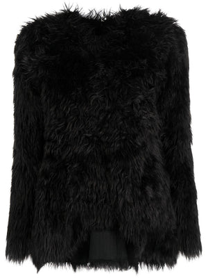 COMME DES GARÇONS Faux-Fur Women's Long-Sleeved Top - FW23