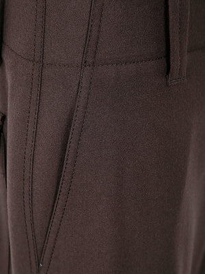 GIORGIO ARMANI Men's Regular Fit Wool Pants for FW24