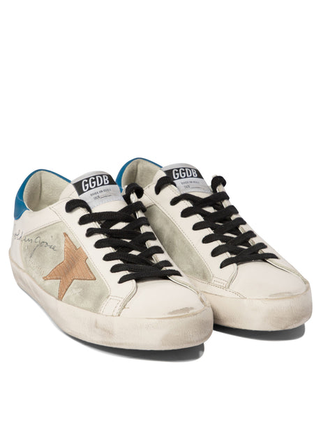 GOLDEN GOOSE Super-Star Double Quarter Sneakers for Men