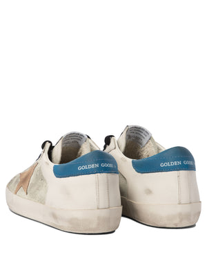 GOLDEN GOOSE Super-Star Double Quarter Sneakers for Men