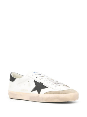 GOLDEN GOOSE Men's White/Black/Beige Sneakers - Bio Based Upper Toe Star for SS24