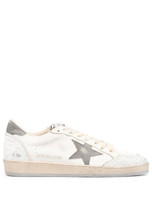 GOLDEN GOOSE Classic White Leather Sneakers for Men