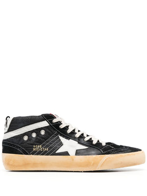 GOLDEN GOOSE Midstar Black Sneakers for Men- SS23 Collection