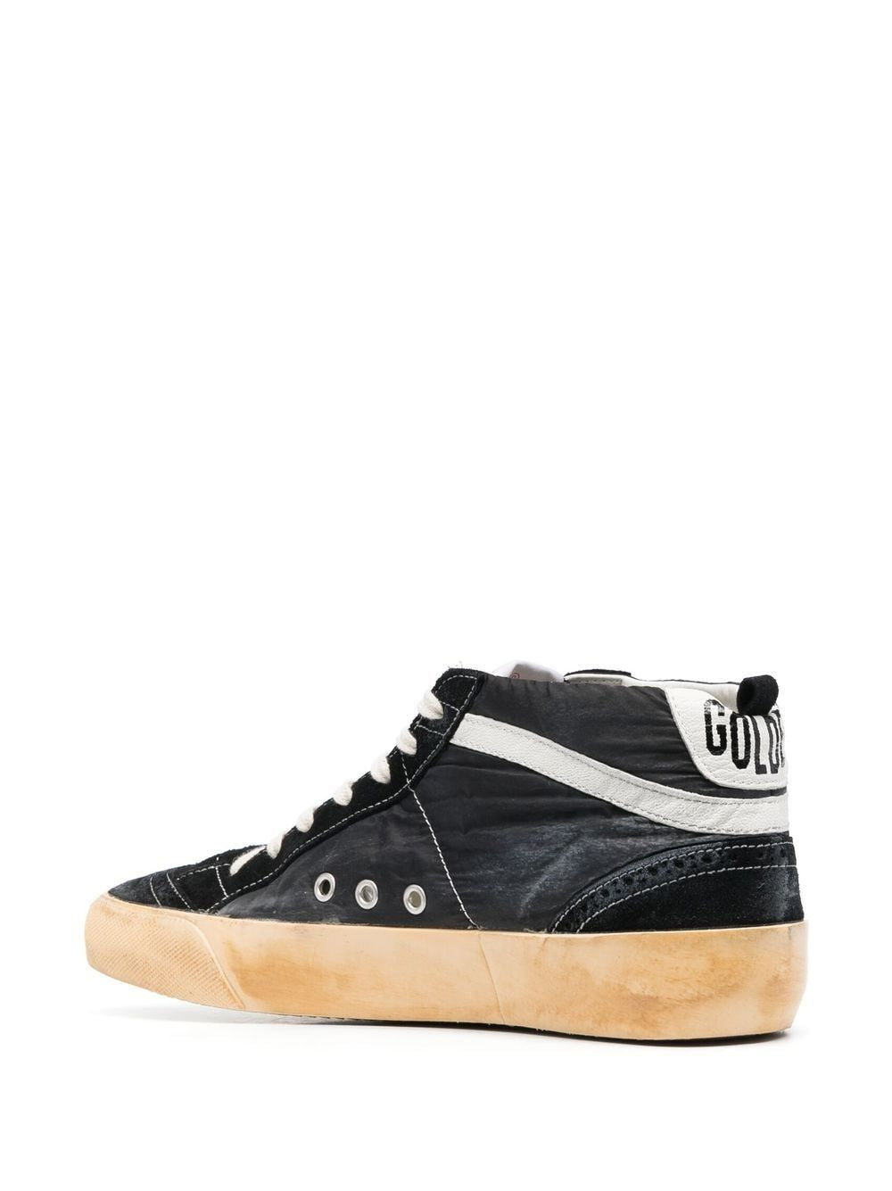 GOLDEN GOOSE Midstar Black Sneakers for Men- SS23 Collection