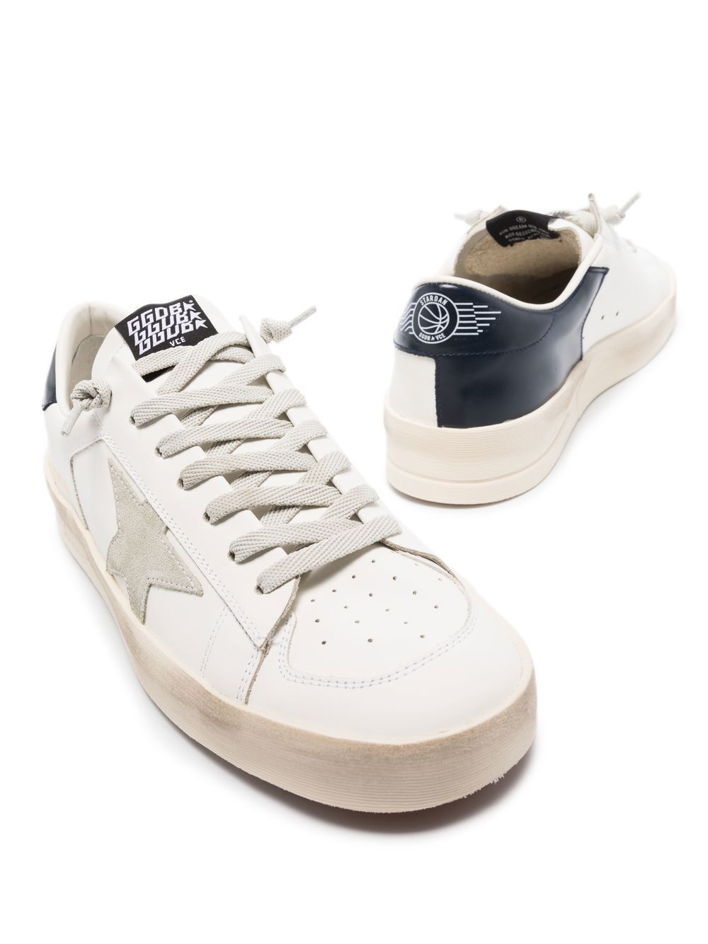 GOLDEN GOOSE White Stardan Sneaker for Men (SS24)