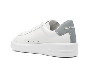 GOLDEN GOOSE Signature Star Patch White Leather Sneakers for Men