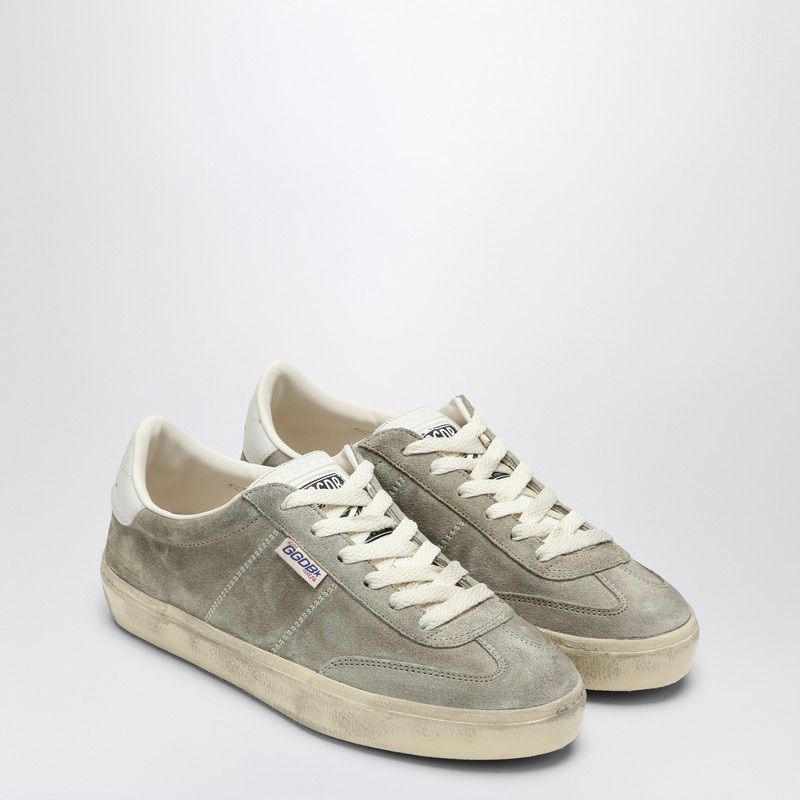 GOLDEN GOOSE 24FW Men's Olive Green and White Sneakers