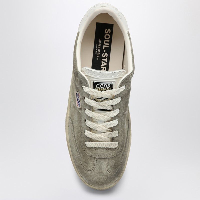 GOLDEN GOOSE 24FW Men's Olive Green and White Sneakers