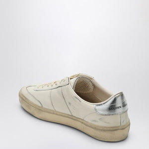 GOLDEN GOOSE Soul Star White and Silver Sneaker