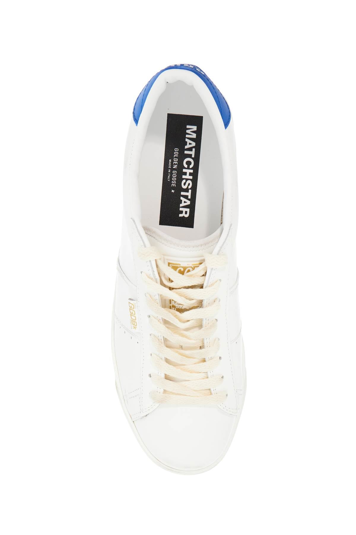 GOLDEN GOOSE Smooth Leather Matchstar Mini Sneakers for Men