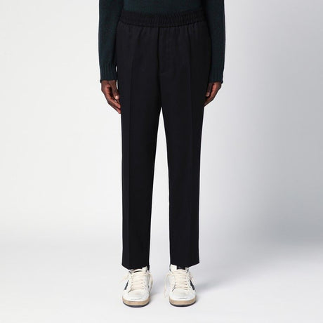 GOLDEN GOOSE Men's Black Wool Pants - Classic Fit