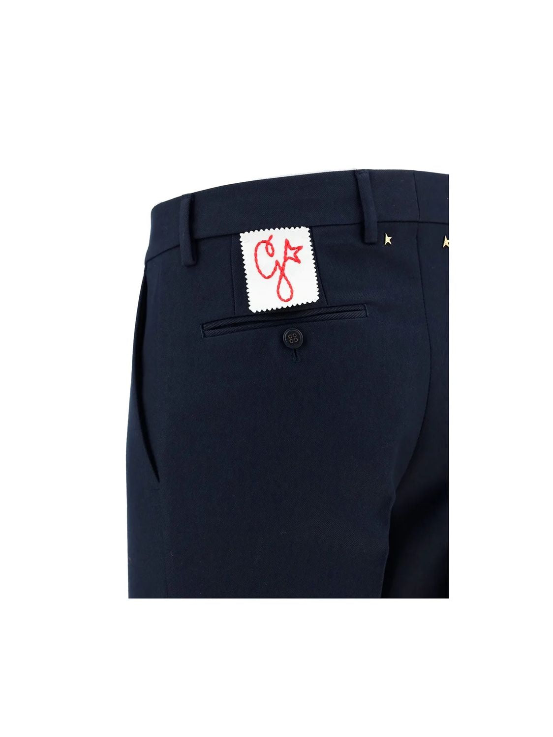 GOLDEN GOOSE Dark Blue Men's Pants for Fall/Winter 2024