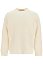 GOLDEN GOOSE Ribbed Wool Pullover Sweater - Boxy Fit