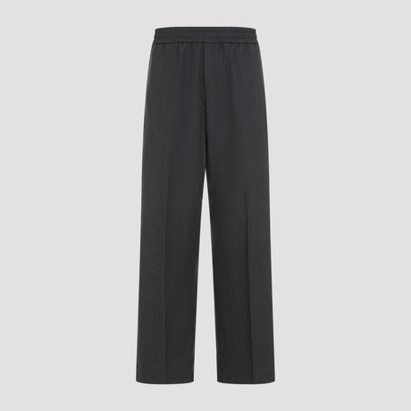 GOLDEN GOOSE Men's Lenny Jogging Pants in Tailored Yarn-Dyed Fabric