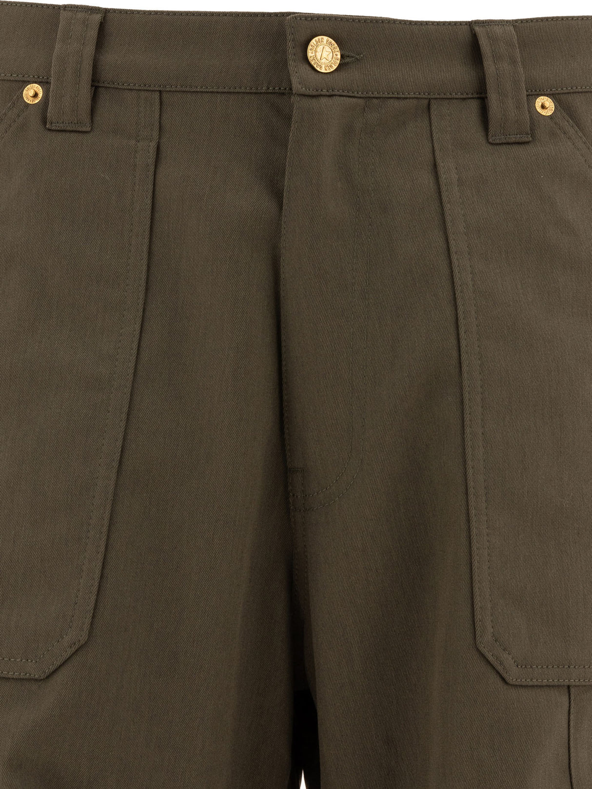 GOLDEN GOOSE Mid Rise Cargo Trousers for Men