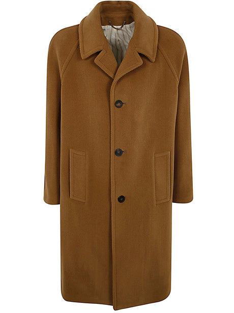 GOLDEN GOOSE Relaxed Herringbone Coat for Men