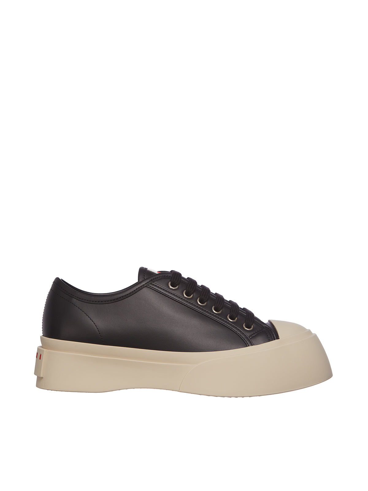 MARNI Stylish & Versatile Black Leather Sneakers for Women - FW23 Collection