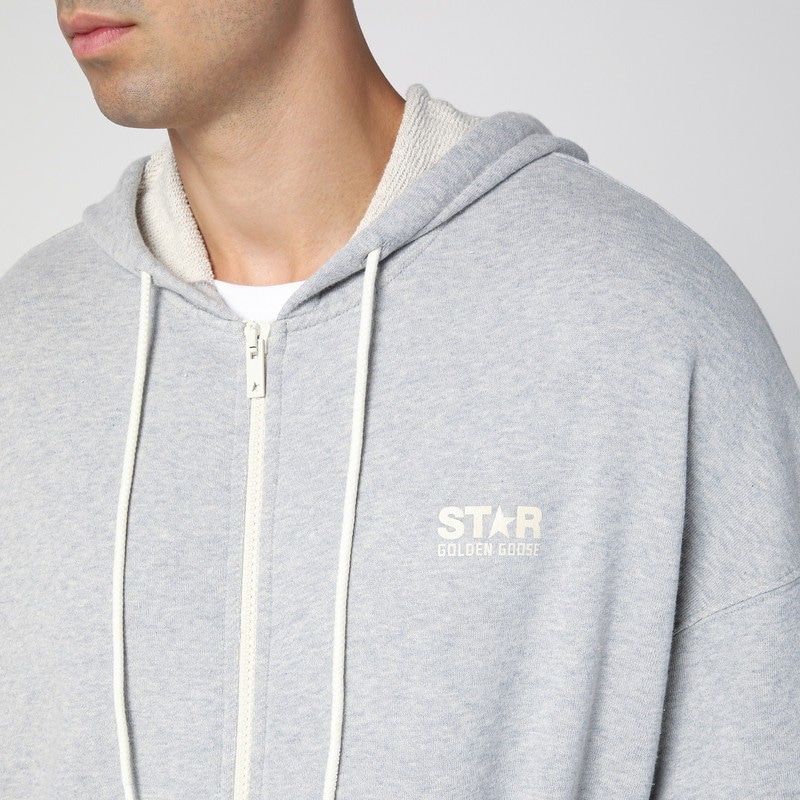 GOLDEN GOOSE Zip-Up Hoodie Sweatshirt for Men