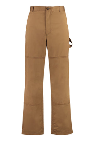 DOLCE & GABBANA Men's Stretch Cotton Trousers in Brown for FW23