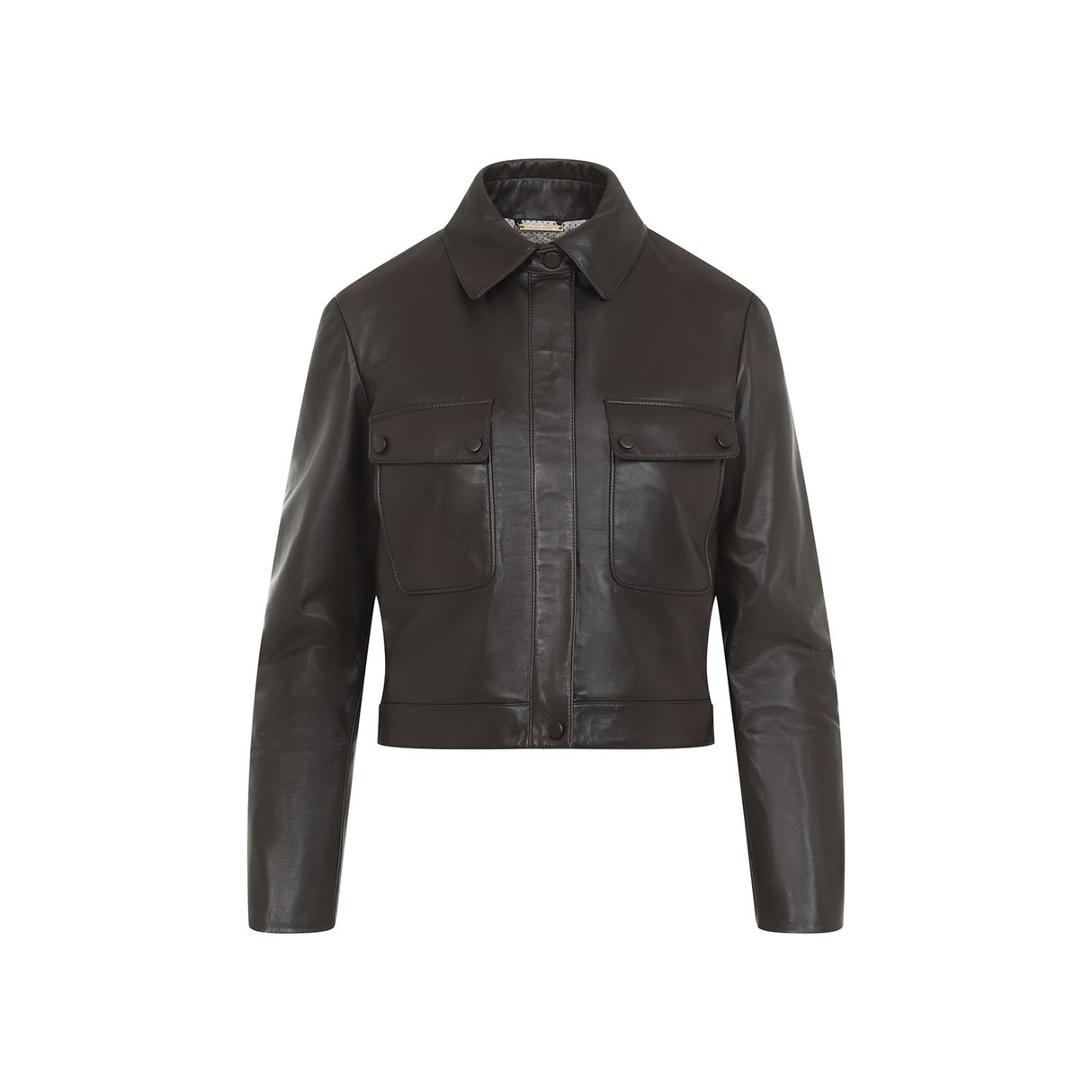 GIORGIO ARMANI Luxurious Lamb Leather Blouson Jacket