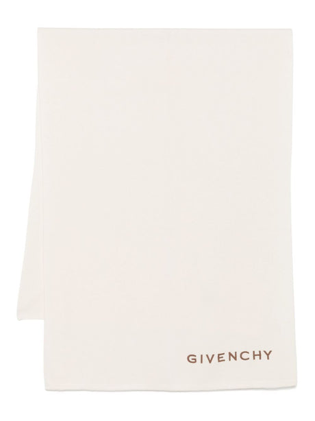 GIVENCHY Embroidered Wool Scarf